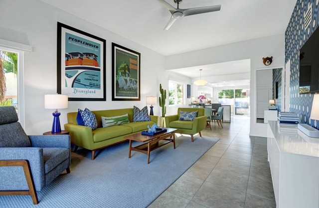 New Vibrant Blue Bungalow
