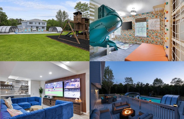 NewBuild 6 EnsuiteBdrms/7Ba Private Out/Indoor Pool&Spa/Sauna/Game Floor/EV Chrg