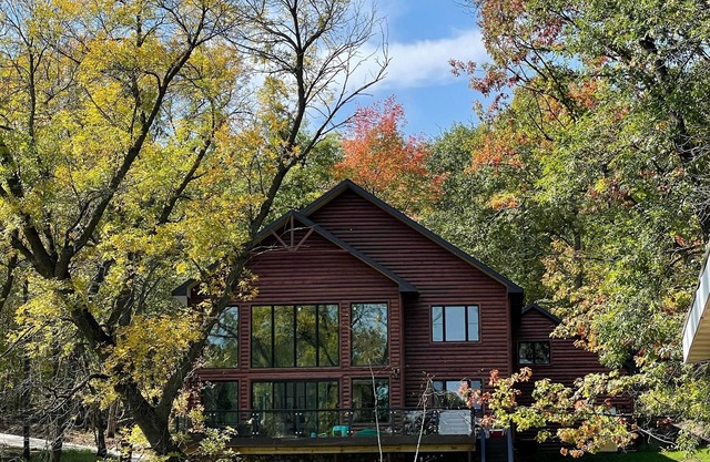 Newly built lake home on Big Birch Lake