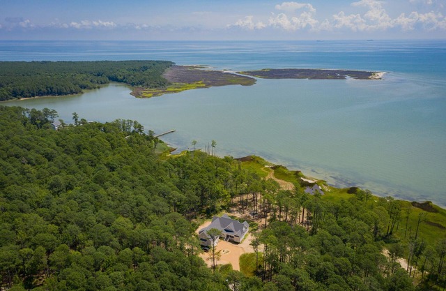 Newly Built Waterfront Home on Galway Bay with Sandy Beach, Dock and Hot Tub.