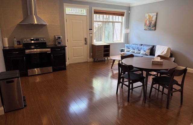 Newly furnished Queen-bed Room2, shared bath and common space