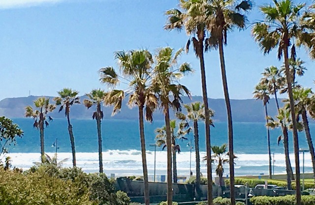 Newly Redone! Coronado Shores 2BR 2BA Corner Unit Ocean View