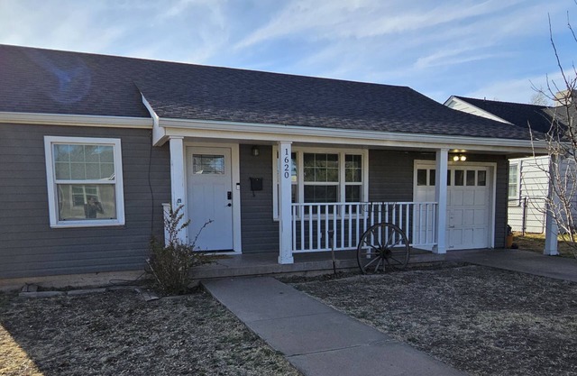 Newly remodeled house conveniently located.