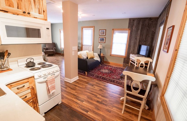Newly remodeled, private, sunny downtown apartment; near restaurants & shopping.