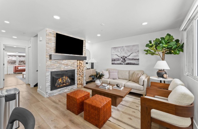Newly remodeled, super location, views, walk to transit cen., chef's kitchen