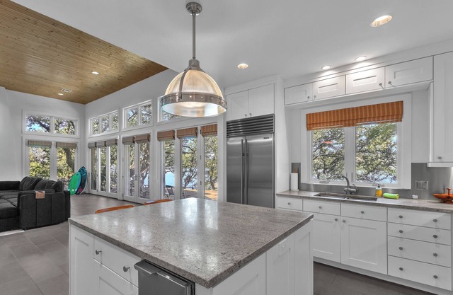 Newly renovated Lakefront with Dock on Huge shaded lot