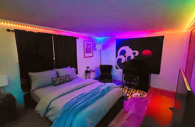 Newly renovated luxurious apartment unit with beautiful art, decor and life