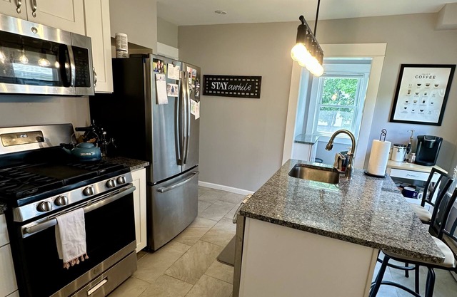 Newly renovated single-family home with firepit, patio, and pet-friendly yard!