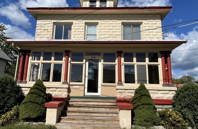 Newly Renovated Waterfront Home with Protected Boat Slip in Alexandria Bay NY.