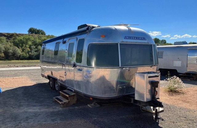 Newly updated Airstream with modern amenities on the bank of the Colorado River.