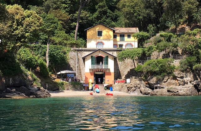 Ferienwohnung in Portofino, geräumig und direkt am Meer: 10 m oder weniger!