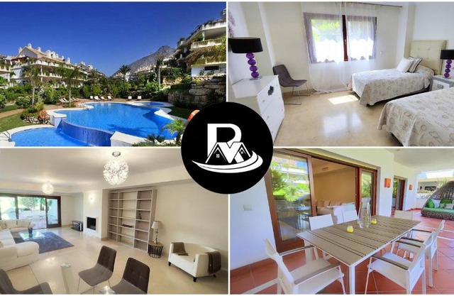 Beachside 3 Bedroom Apartment In Puente Romano, New Renovated!