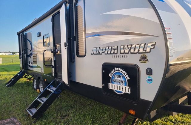 NFL Draft Glamping with Indoor Fireplace