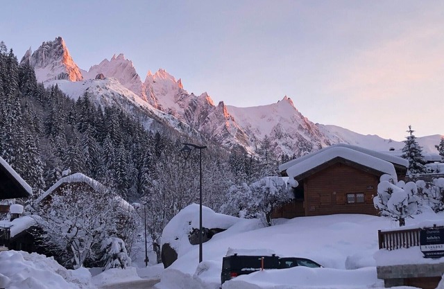 Schöne 2 Zimmer für 2 bis 4 Personen in ruhigem Weiler mit herrlichem Blick auf den Mont-Blanc