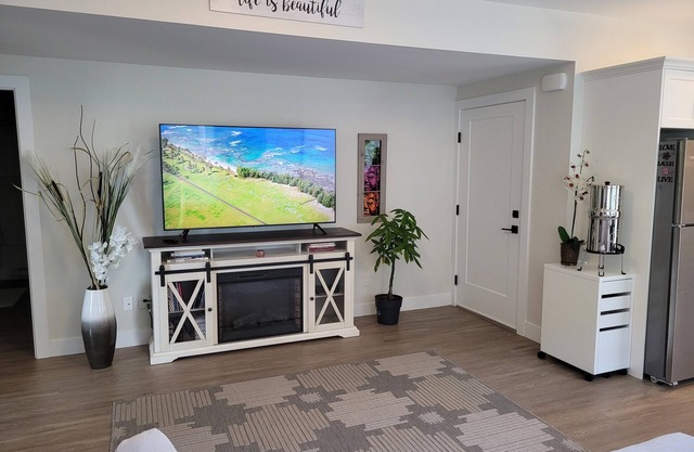 Nice and cozy, ground floor walk in suite in new home