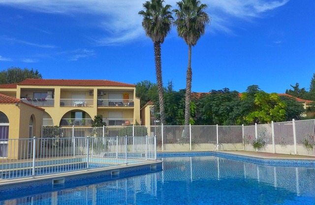 Gemütliche Wohnung für 4 Gäste mit Klimaanlage, Pool, W-LAN, TV, Terrasse und Haustiere erlaubt