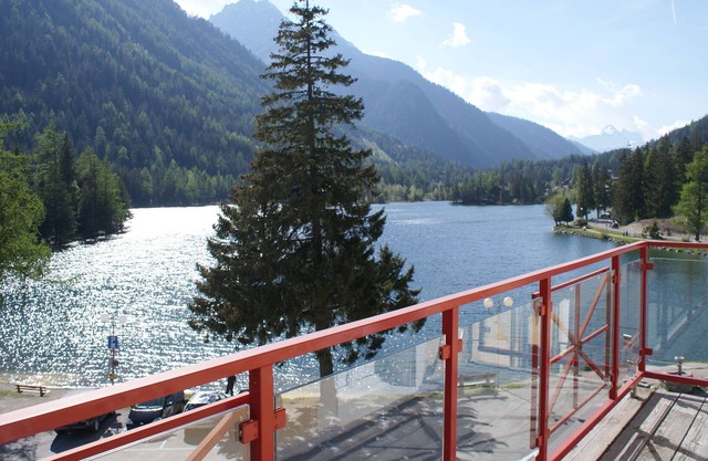 Schöne Wohnung 6 Personen komplett ausgestattet, mit Blick auf Lake Champex-Lac