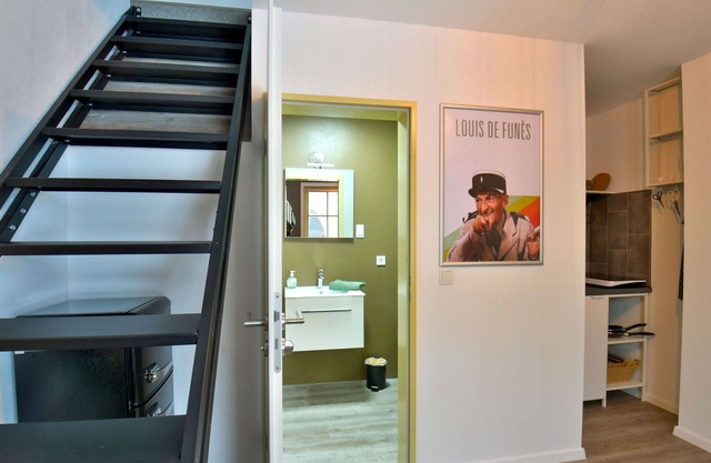 Gemütliche Wohnung für 2 Gäste mit W-LAN, TV, Balkon, Haustiere erlaubt und Parkplatz
