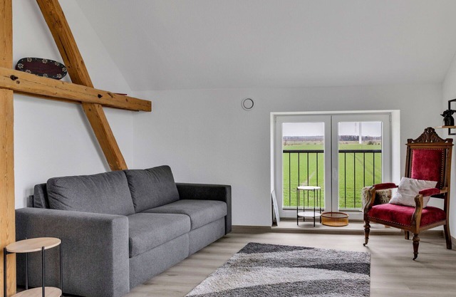 Gemütliche Wohnung mit W-LAN, TV, Terrasse, Haustiere erlaubt, Panoramablick und Parkplatz