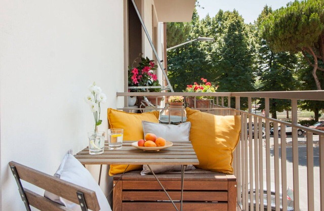 Angenehme Wohnung für 4 Gäste mit Klimaanlage, W-LAN, TV, Balkon und Panoramablick
