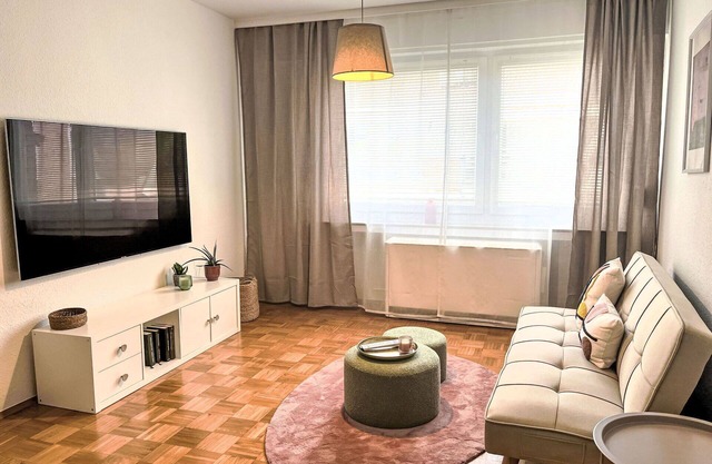 Schöne Wohnung für 5 Gäste mit W-LAN, TV, Balkon und Parkplatz