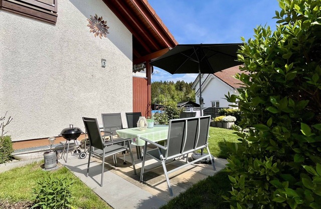 Gemütliche Wohnung für 6 Leute mit W-LAN, TV, Innenhof, Panoramablick und Parkplatz