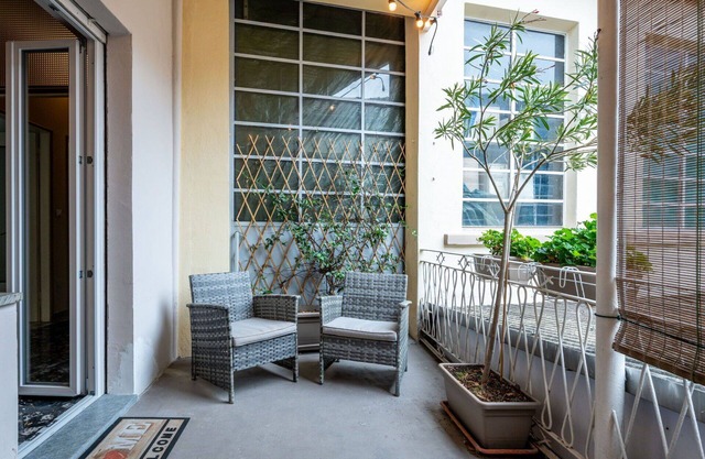 Angenehme Wohnung für 6 Gäste mit W-LAN, TV, Terrasse, Haustiere erlaubt und Parkplatz