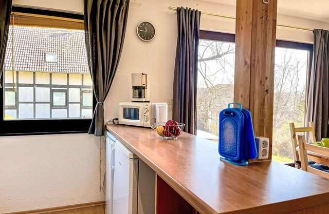 Herrliche Wohnung in einem Ferienhaus für 4 Personen mit W-LAN, TV, Terrasse und Haustiere erlaubt