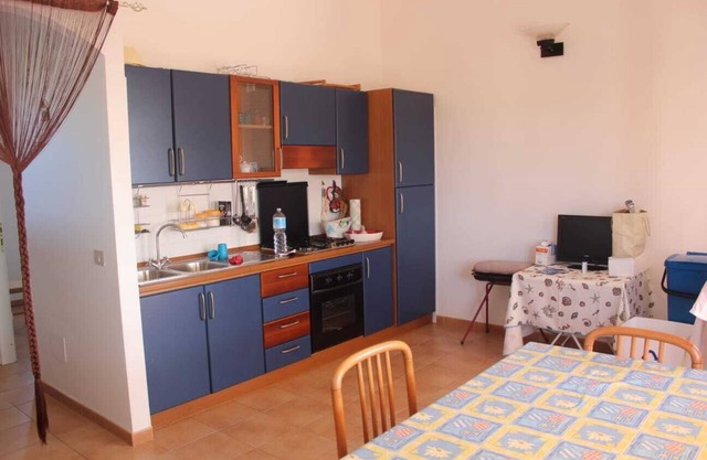 Schöne Wohnung mit Veranda mit Meerblick