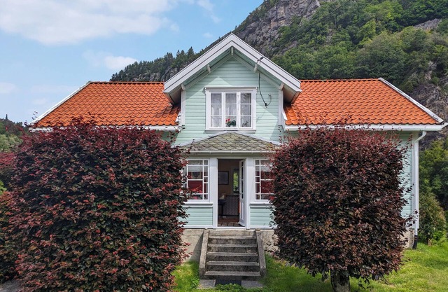 Schönes Haus in Feda mit Panoramablick