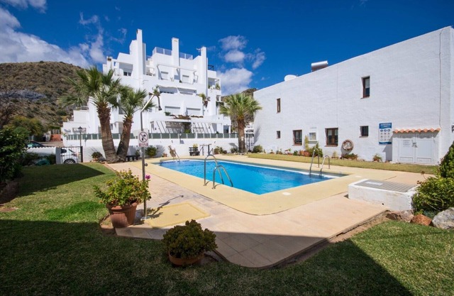 Nach Süden ausgerichtete Wohnung für 4 mit exzellentem Meerblick in Mojacar