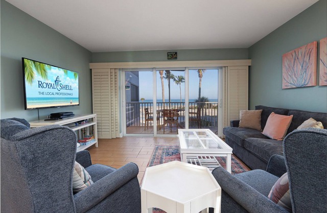 Nicely Updated, Two Bedroom, Direct Beach Front Condo - South Seas Beach Villa 2528