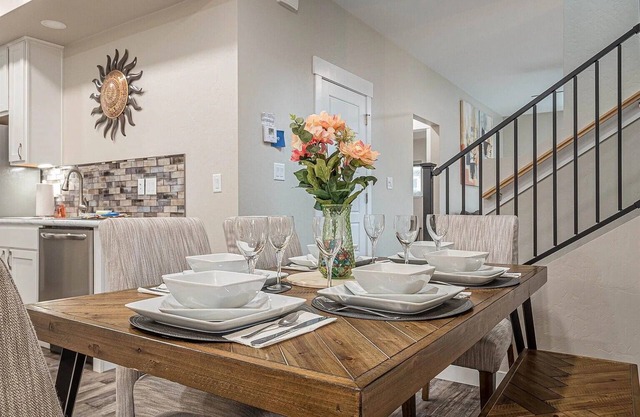 Cozy 3-bedroom home with AC, WiFi. Pet-friendly. King bed. Dedicated workspace.