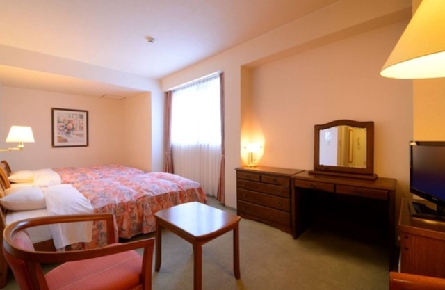 Nonsmoking Twin Westernstyle room | Buffet plan Allinclusive / Nishitsugarugun Aomori