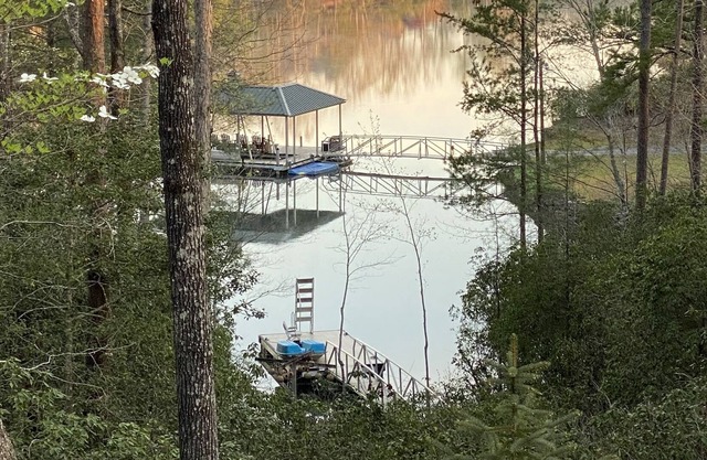 North Lake Keowee Waterfront Home with Mountain Views + near Lake Jocassee
