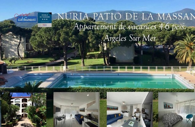 Nuria Superbe Meublé 3* avec loggias 250m des plage