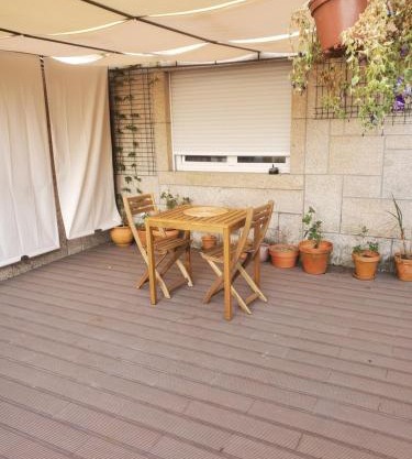 O terraço florido