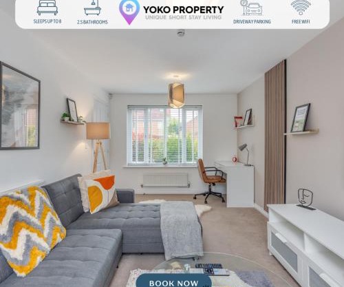 Oakbridge House - 6 mins drive to CMK - Free Parking, Fast WiFi, Smart TVs with Sky and Netflix by Yoko Property