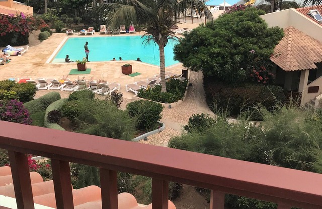 Ocean facing apartment with shared pool on the beach at Porto Antigo 2