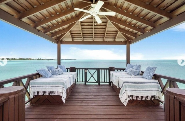 Ocean front beach house.