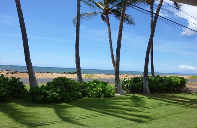 Ocean Front ... Hale Kekaha Palms am Strand ... klimatisiert - TVNCU # 1004
