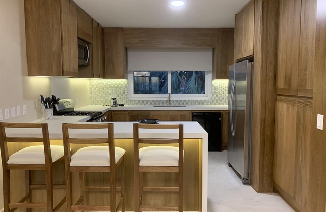 Ocean front villa that has been recently remodeled.