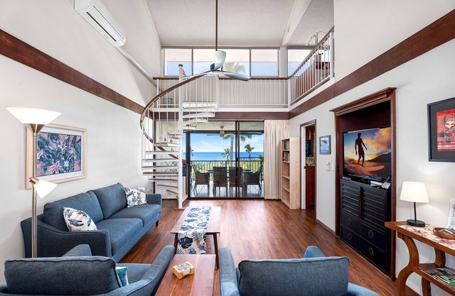 🏖️Ocean & Golf Course Views | 2 Bdrm with Loft | AC | Private Lanai & BBQ!