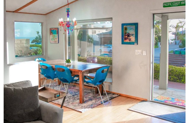 Ocean view beach home/bch access/spa/putting green