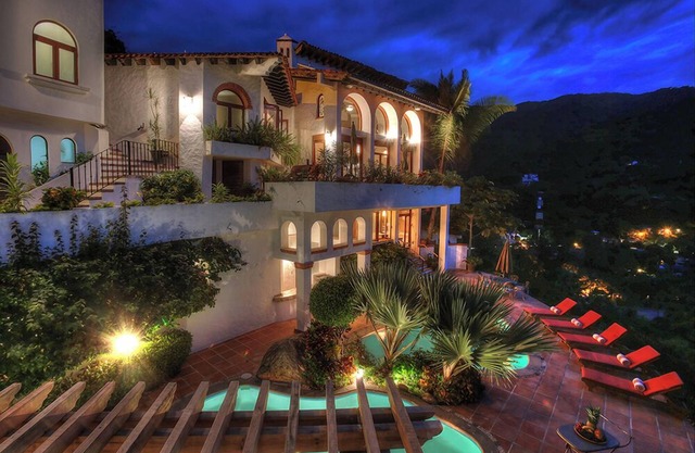Ocean View Villa mit Blick auf Puerto Vallarta Mismaloya Strand