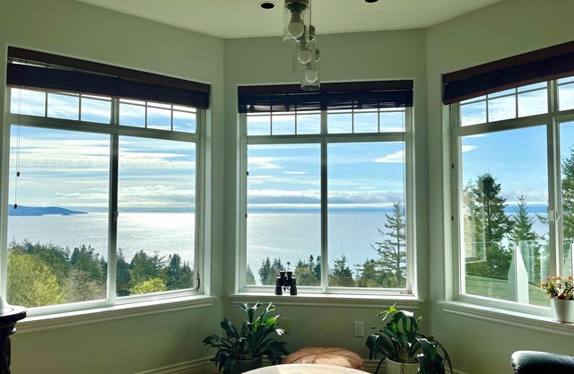 Oceana Acres! Mountain top ocean view on a quiet, wildlife filled sanctuary