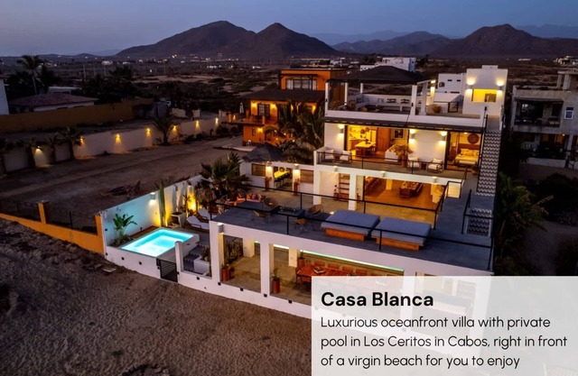 Oceanfront 10 BR Villa with Pool - Jacuzzi - Beach