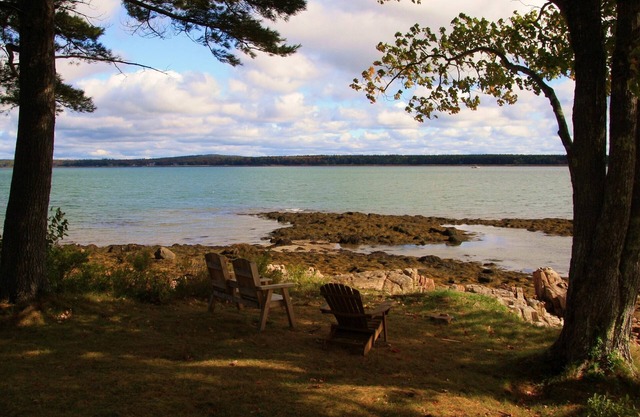 Ein Ferienhaus am Meer auf der Halbinsel Schoodic
