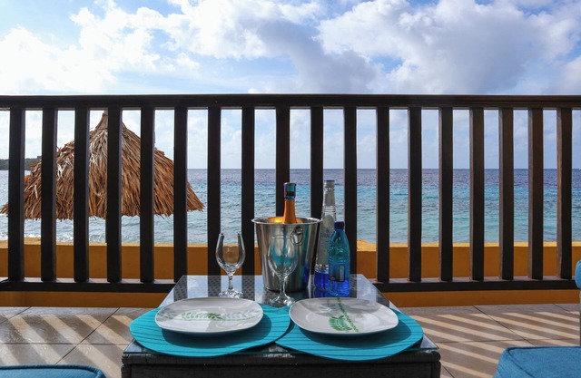 2-bedroom apartment with stunning sea views from all windows and balcony.