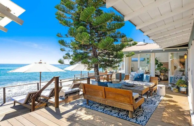 Oceanfront Malibu home